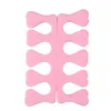 Nail Art Toe Separator Soft Sponge Form Toe Separators Finger Spacer för Manicure Pedicure Nail Tools HHA335