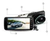 CAR DVR DASHCAM 4 tum 170 grader 1080p Dual Lens Motion Dection Night Vision Video Recorder Baksyn Camera Registrator5430790