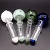 5 Inch Big Ball Glass Pipe Colored Glass Oil Burner Pipes Smoking Dab Accessories IN STOCK