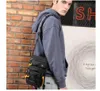 Moda mężczyzn nylonowa torba na nogi na nogi na udzie poręczne fanny paczka pasek biodra