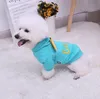 春のスタイルの新しい犬の服綿の弾性韓国のペットの赤ちゃんテディちょう結びペット犬の服中国の卸売価格