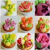 Nowy 7 Sztuk Rosyjski Tulipan Lukier Dysze Dysze Pastry Dekorowanie Porady Cup Cupcake Decorator Rose Kitchorics Promocja