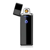 Nieuwste Zwart Diverse Patronen USB Opladen Lichter Draagbare Innovatieve Ontwerp Sensorische Schakelaar voor Sigaretten Roken Tool Hoge Kwaliteit DHL