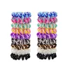 Femmes filles colorées arc-en-ciel coiffes de cheveux en spirale corde téléphonique fil Plastique sans pliage épaissis de fractures 3 en 13962624