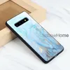 Marmeren Glas Hard Case Zachte TPU Zijverloop Dual Hybrid Bicolor Telefoon Cover voor iPhone 11 PRO XS MAX XR X SAMSUNG S10 PLUS HAWEI