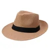 Men and Women big cowboy hats Panama Straw Hats Outdoor Sports Caps Wide Brim Hats