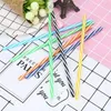 100 Pc/Lot Reusable Hard Plastic Straw High Quality Stripe drinking Straws with Brush free shipping