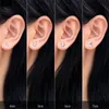 New 925 Sterling Silver CZ Stud Earring For Women Men Fine Jewelry Simple Trendy Cubic Zircon Ear Studs Wedding Jewelry