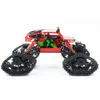 YY 24G RC CrawlerType Snow Climbing Car 118 Monster Truck SUV z oponą śniegu 4 zapasowe opony mocne moc Xmas Kid Birtda9278835