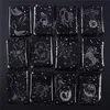 Gxih Scarves 12 Constellations Tarot Series New Design Print Women Silk Scarf 2019 Fashion Headscarf Small Tie Bind Wrap Bag Ribbons