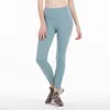 2020 Solid Color Women yoga pants High Waist Sports Gym Wear Leggings Elastic Fitness Lady Overall Full Tights Workout XSXL5990771