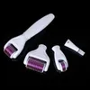 5 In 1 Derma Roller Cosmetische Needling Instrument Microneedle Roller Voor Gezicht Micro Naald Facial Roller-Inclusief Opbergtas