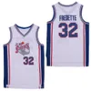 Men's #32 Shanghai Sharks Basketball Jerseys Team Color White Ed Jimmer Fredette Jersey S-XXL