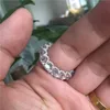 Choucong Elegant Flower Ring 925 Sterling Silver Claw Set 3CT Diamond Engagement Wedding Band Ringen voor Dames Sieraden