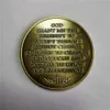 Betende Hände eines Tages auf einmal, Medaillon-Münze, AA-Chip, Bronze-Ruhegebet, 20 Stück/Los, kostenloser Versand