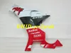 Kit carenatura per stampaggio ad iniezione per YAMAHA YZFR1 15 16 YZF R1 2015 2016 YZF1000 ABS Set carenature bianco rosso + Regali YX02