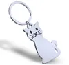 500 stks nieuwe mode creatieve model kat sleutelhanger populaire sleutelhanger metalen sleutelhanger gift SN1845