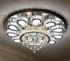 Lámpara de araña de cristal de diseño de lujo, accesorios de techo LED redondos modernos, lámpara de salón, envío rápido MYY