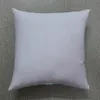 30st 18x18 inches Cotton Twill Pillow Cover Vit fyrkantig kuddväska Blank Plane Cushion Cover Perfekt för Crafters Anpassad din egen design