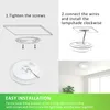 Stock in US 18W 3000k 5000k Surface Mount Flush Ultra Thin LED Ceiling Light Lamp Lampada LED Panel Light for Bedroom Bathroom