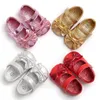 Stock Toddler Baby Shoes Girl Soft Sole Princess Crib Shoes Prewalker 0-18M