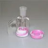 Waterpijp Glas Reclaim Ash Catcher handgemaakt met 14mm joint Quartz Banger nagel Siliconen container voor dab rig bong