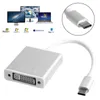 USB 3.1 Typ-C till DVI Typ C till DVI 1080P Adapter Videokabelkontakt för MacBook PC Tablet 20PCS / Lot