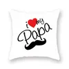 Czerwony Serce Poszewka w kształcie serca 45x45cm Walentynki Rzuć Poduszki Pokrywa Lovers Lovers Pillow Case Happy Walentynki Wystrój domu