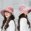 Mode dame original Brand New Südkoreanischen Sommer SunBucket Hut Schutz Angeln Eimer Hüte Reversible Faltbare Kappe