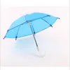 우산 새로운 만화 우산 비 기어 18 인치 아메리칸 아기 솔리드 인형 생활 여행 인형 액세서리 생일 선물 어린이를위한 LT1018