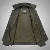 Plus Storlek Ny vårmantel Män Högkvalitativ Casual Cotton Outwear Brand AFS Jeep Mens Jackets Windbreaker Bomber Jacka M-6XLMX191012