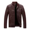 Mens Leather Jackets Fall Winter Coat Men Faux Coats Biker Motorcycle Male Classic Jacket Top Quality Plus Size 3XL 9.25