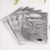 Drop Ship Dunne Hydrogel Eye Patch voor Wimper Extension Under Eye Patches Lint Gratis Gel Paren Vocht Oog Masker 100 paar / partij