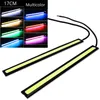 10x 17 cm COB LED DRL Driving Dayme Running Lights Strip 12V COB LED DRL Bar Aluminium Stripes Panel Car Working9089060