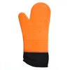 Heat Resistant Microwave Silicone Kitchen Oven Mitt Finger Protector Gloves Microwave Oven Gloves 3 colors good quality