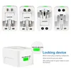 Adaptadores de viaje Cargadores universales cuadrados multiusos AU UK EE. UU. Enchufe de la UE Adaptador de CA de energía eléctrica Cargador de pared Adaptador todo en uno