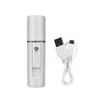 Flacone spray portatile ricaricabile USB 20 ml Nano Mister Vapore facciale Idratante Nebulizzatore per la pelle Strumenti per la cura del viso Bellezza