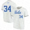 College Baseball Wears Custom 2021 NCAA UCLA College Baseball Jersey Men Chase Utley Gerrit Cole Robinson Jack Filby Noah Cardenas Garrett Mitchell Jack Stronach