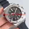 Relógio de designer masculino VK Quartz Timing pulseira de borracha colorida 42 mm relógio masculino
