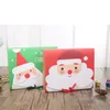 Christmas Gift Wrap Cartons Customized Box Large Folding Santa Claus Cake traktatie kinderen verjaardag 10pcs