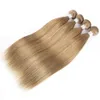 Tissage en lot brésilien Remy lisse blond cendré, malaisien, indien, péruvien, Extensions de cheveux humains, 3 ou 4 lots de 1624 pouces7607514