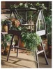 Blumenhausmöbel aus massivem Holz, geschliffenes Glas, Gewächshaus, fleischige Pflanze, Sonnenschein, warmer Raum, frostsicher, für den Innenbereich, Balkonregal, Garten, Retro-Blumenrahmen