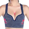 Kvinnor Sport Bra Running Gym Padded Wirefree Shake Free Push Up Bras Sova Topp Tank S1170