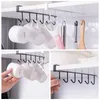 6 ganci supporto di tazza Hang Kitchen Cabinet Sotto ripiano Rack Organizer pronto a nave