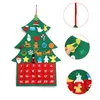 Kerstboom Advent Kalender Vilt Stof Countdown Xmas Display Decor Ornament