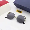 0161 Óculos de sol de luxo para mulheres Designer de moda popular Grande estilo de verão com as lentes de proteção UV de alta qualidade vem com Cas