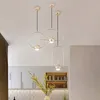 Modern LED Pendant Lights Industriell hängande lampa Loft Enkel Armatur för vardagsrum Matsal Nordic Home Decor Lighting