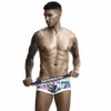 Homens Moda Tronco Penis Bolsa Projetado Homens Homens 3D Impressão Underpants Graffiti Liberdade Minha Calcinha de Venda Quente