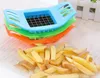 Edelstahl Kartoffelschneider Gemüsewerkzeuge Slicer Chopper Chips Gerät Küche Kartoffeln Gadgets