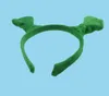 Halloween Children Adult Show Hair Hoop Shrek Hairpin Ears Headband Head Circle Party Costume Item Masquerade Party Supplies 300pcs SN535